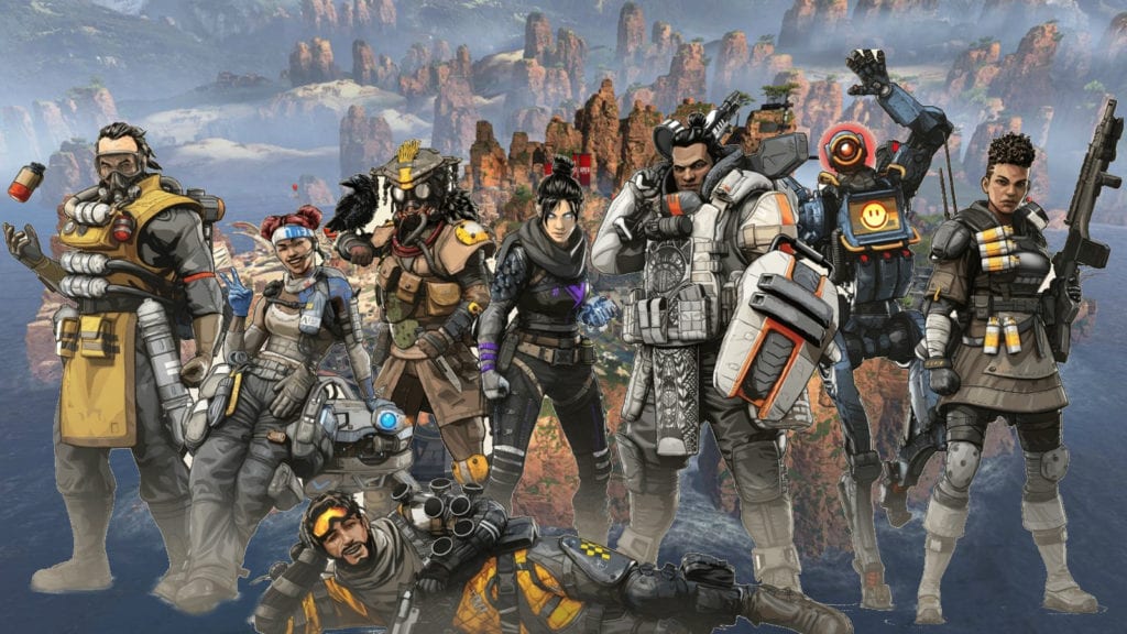 Apex Legends main group of fighters