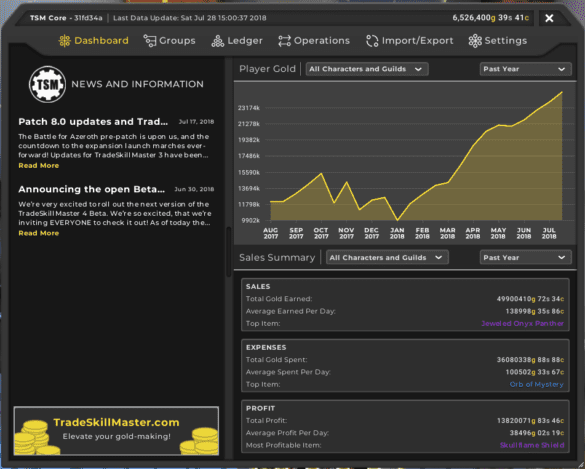 tradeskillmaster wow gold tradeskillmaster wow gold
