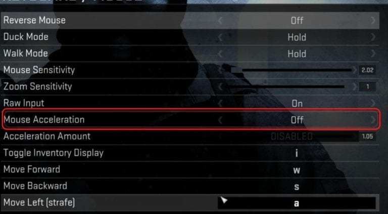 Mouse acceleration cs go что это