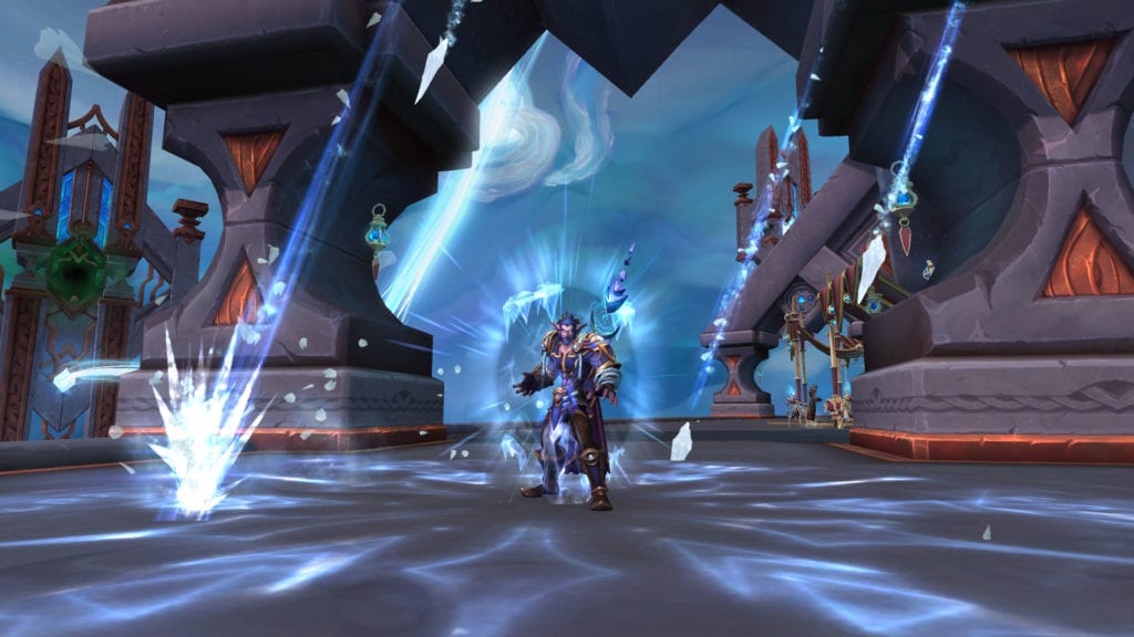 Frost Mage in WoW Shadowlands shown in game.