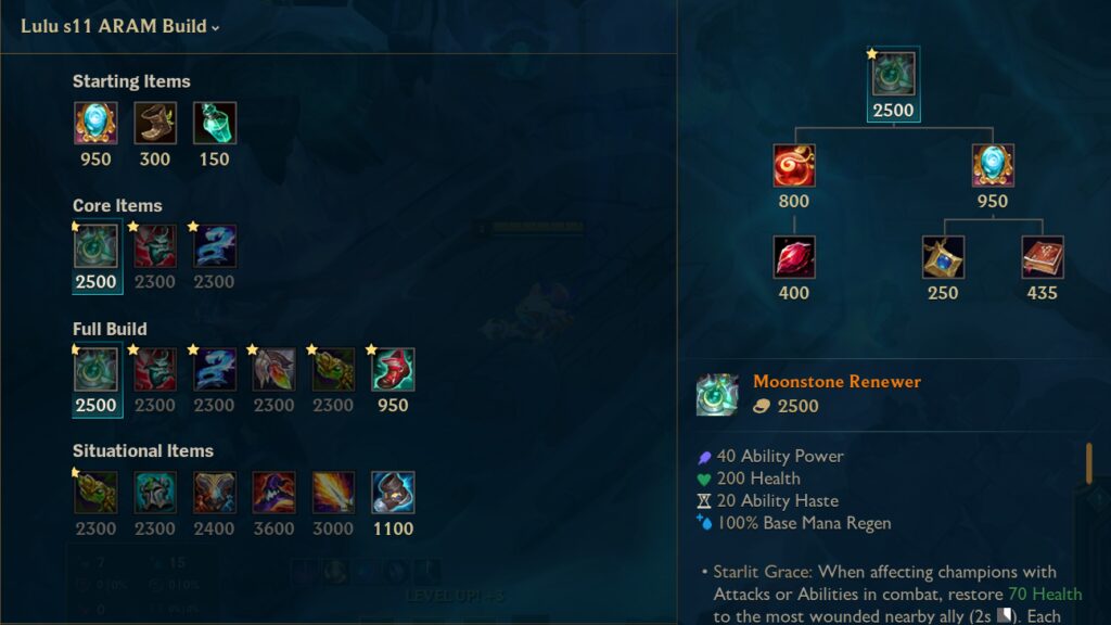 ARAM Lulu items