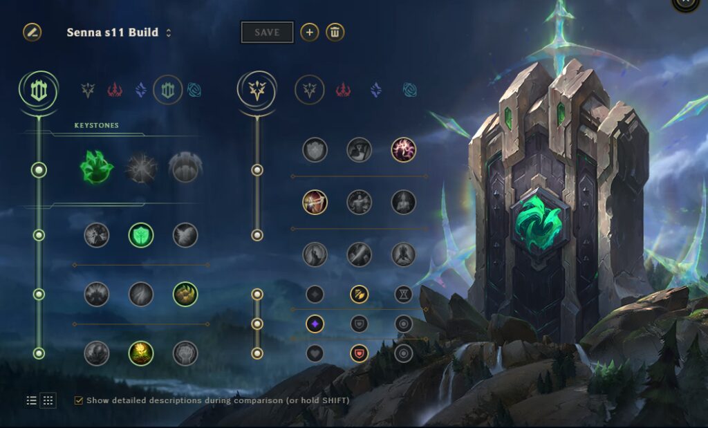 Senna build runes