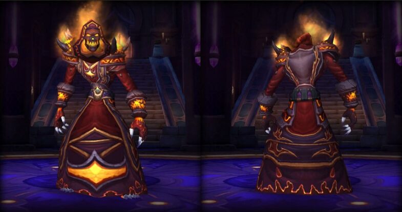 Fire Mage Transmog - Firelord's Vestments