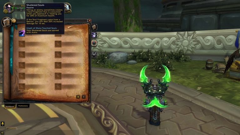 demon hunter glyphs