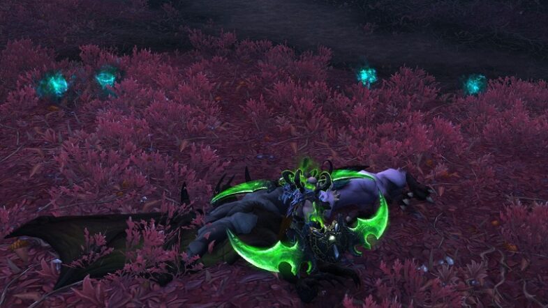 WoW Demon Hunter Glyphs - Glyph of Mana Touched Souls in-game.