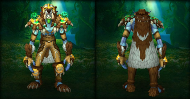 Druid Transmog Sets - Bearmantle Battlegear