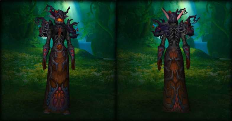 Druid Transmog Sets - Vestments of the Haunted Forest