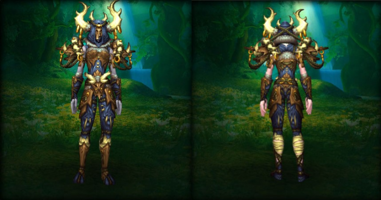 Druid Transmog Sets - Tyrannical Gladiator's Dragonhide Armor